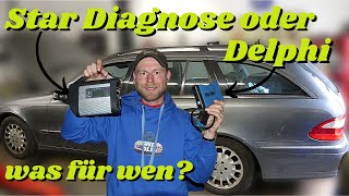 Star Diagnose oder Delphi | Vergleich der Diagnoseprogramme am Mercedes W211 | Hobby vs. Werkstatt