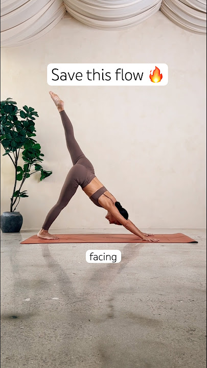 Aliran yoga dengan transisi kreatif 🔥