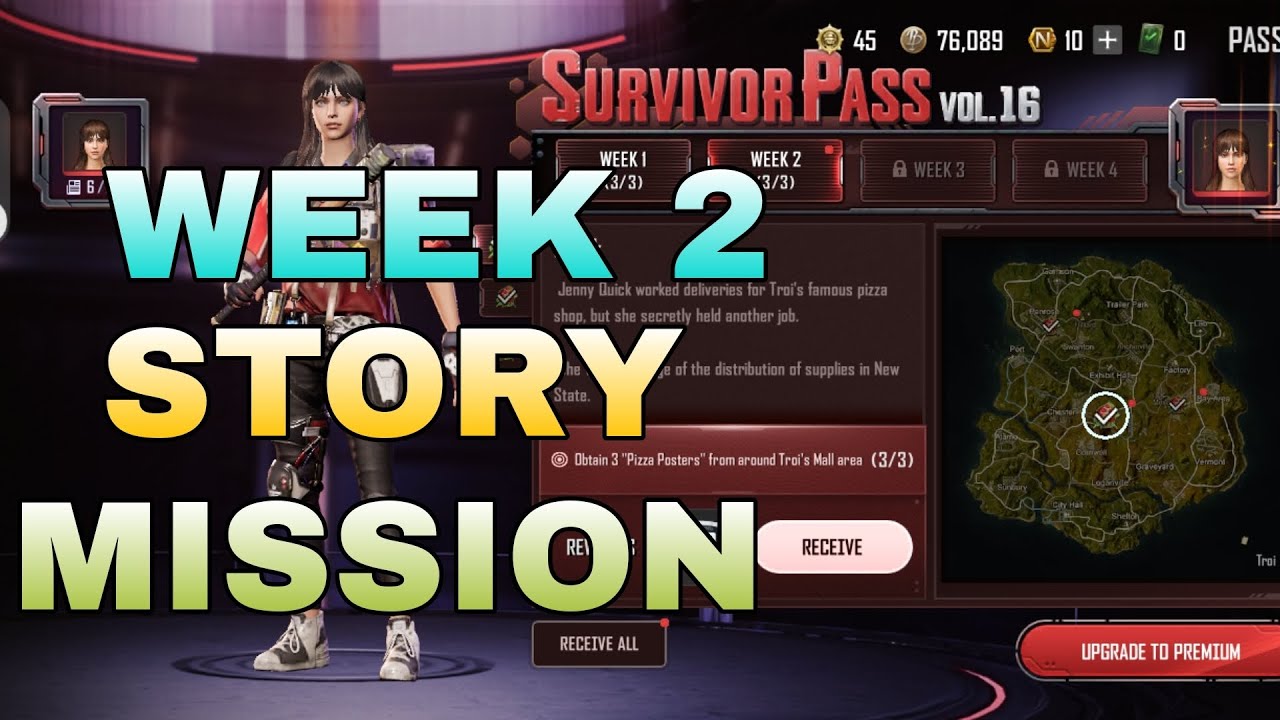 NEW STATE MOBILE - VOL 16 - WEEK 2 TROI STORY MISSION & LOCATION