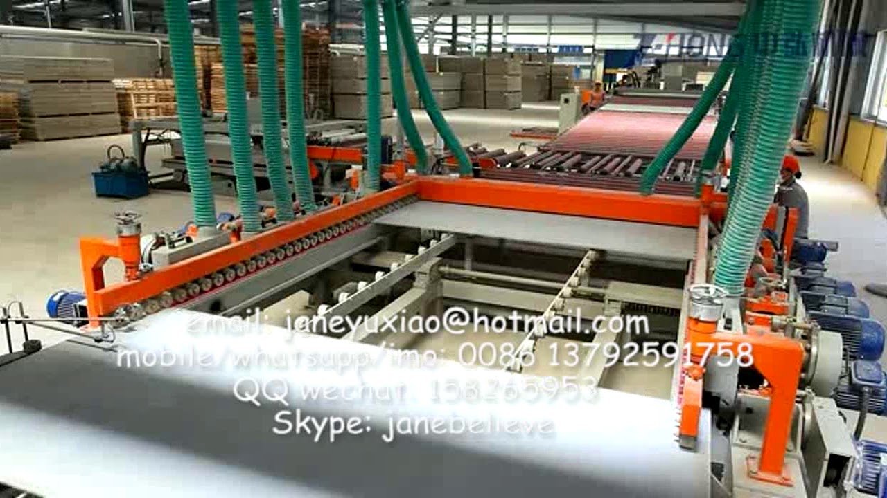 Fiber Cement Board Production Process - YouTube