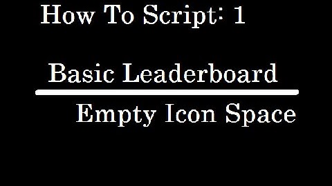 Roblox Scripting 1 | Basic Leaderboard