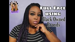 Full face using Black Owned Brands| Natural beat Makeup tutorials screenshot 4