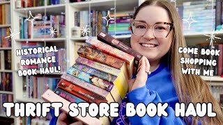 Thrift Store Book Haul | come book shopping with me, historical romances! 🩵 @christireadsalot