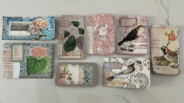 #roxysweeklychallenge 2024 | WEEK 17 | TUTORIAL scrapbook scraps to make pockets with built in tabs