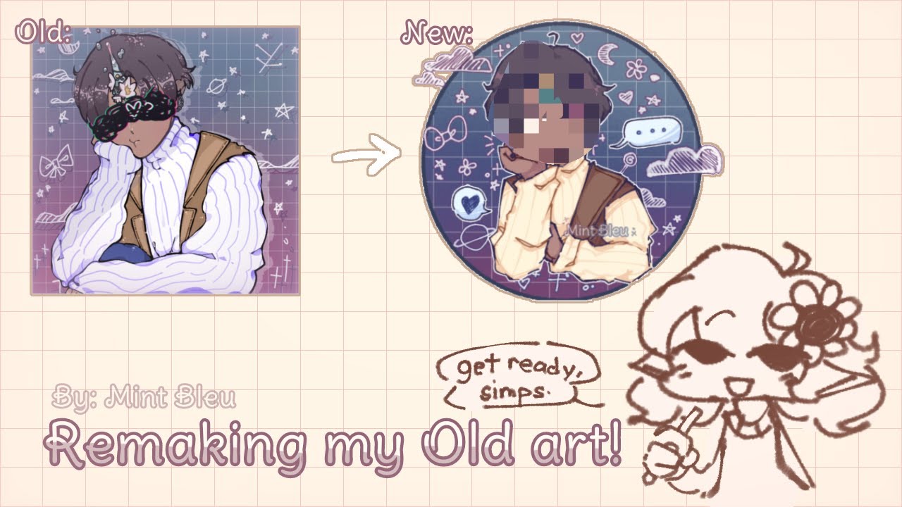 Recreating My Old Art I Drew A Year Ago! • SPEEDPAINT - YouTube