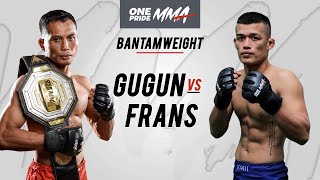 GUGUN GUSMAN VS FRANS LINCOL SORMIN | FULL FIGHT ONE PRIDE MMA 71 LOCAL PRIDE #6 BANDUNG