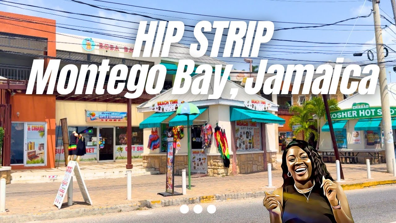 2025 Hip Strip in Montego Bay Jamaica! Walkthrough of Margaritaville ...