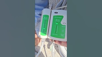 RJ45 CAT6 cable connection continuity test