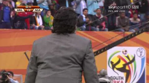 Argentina 2010 goals vs. Nigeria - Ivan Gabriel He...