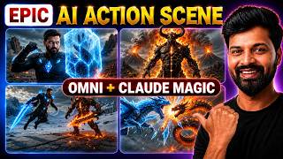Create Hollywood Level AI movie Scenes | Omni + Claude is Insane | Secret Workflow | 100% FREE screenshot 2