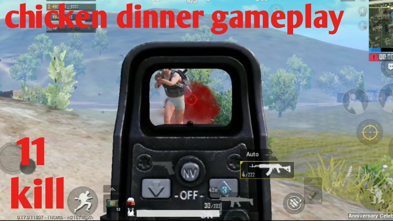 Chicken dinner gameplay pubg mobile 11 kill - YouTube