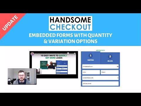 Embedded Forms with Quantity & Variation Options - WooCommerce Handsome Checkout