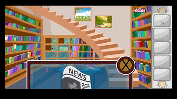 Escape Games-Puzzle Library Level 10 Walkthrough