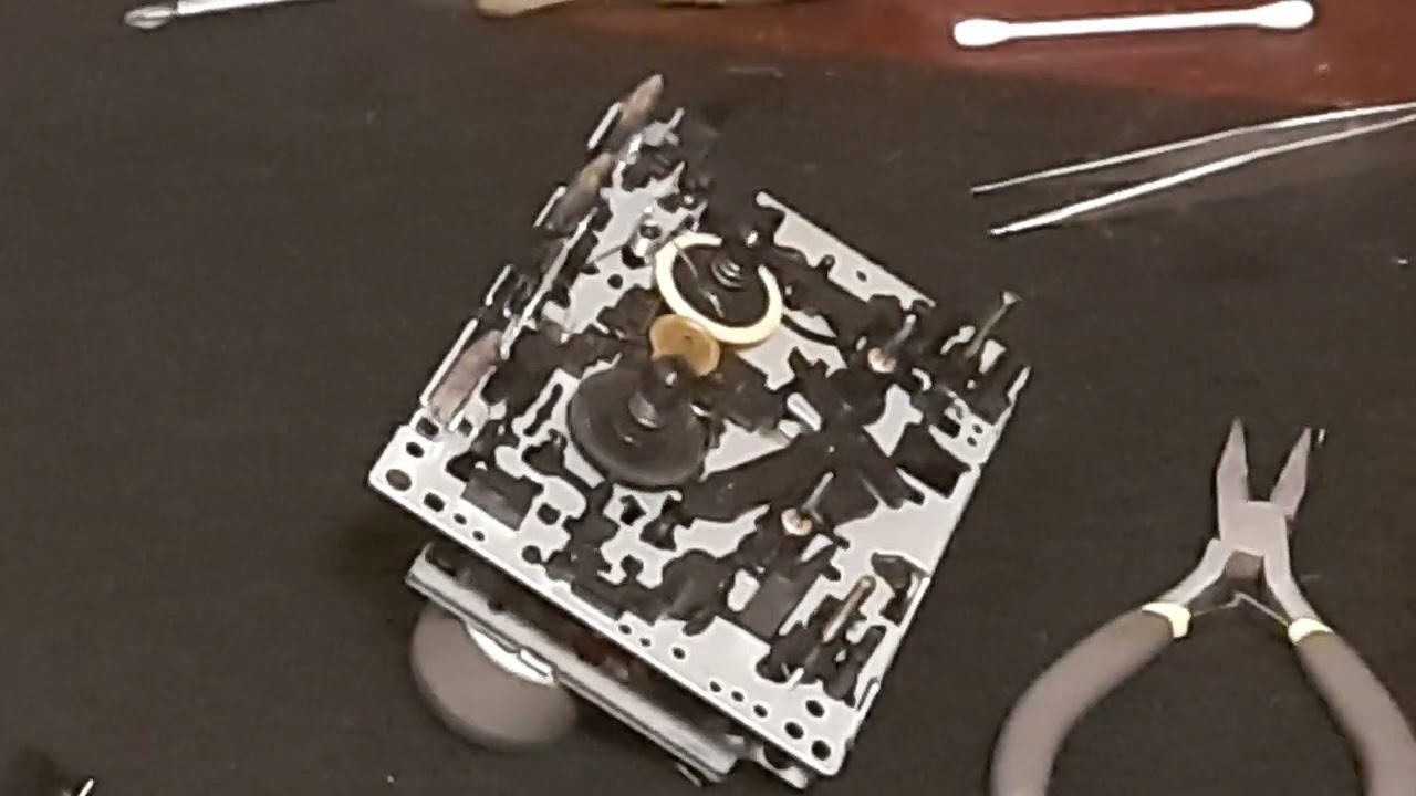 Technics cassette RS-TR165 gear replacement, cassette repair.