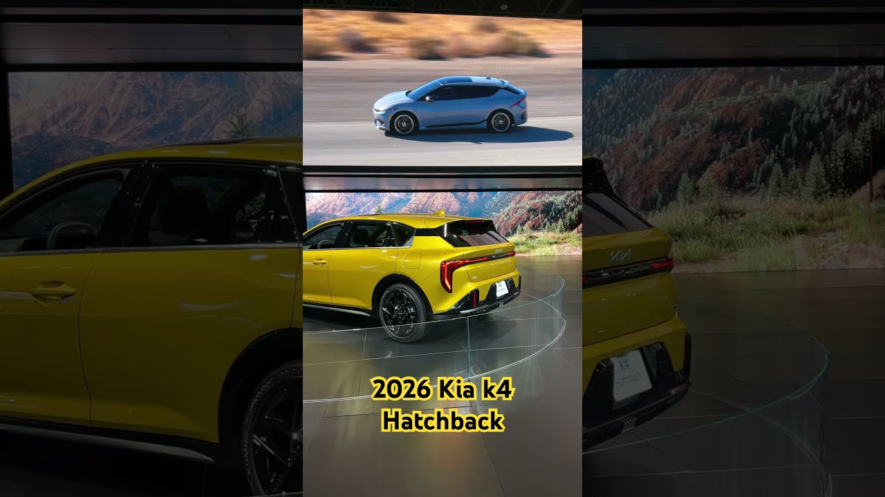 Kia Introduced The Sleek New 2026 K4 Hatchback At International Auto Show Kiak4