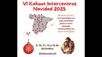 Tutorial donde se explica los materiales para el kahoot de Navidad 2025