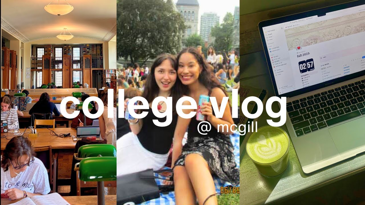 fun uni vlog at mcgill