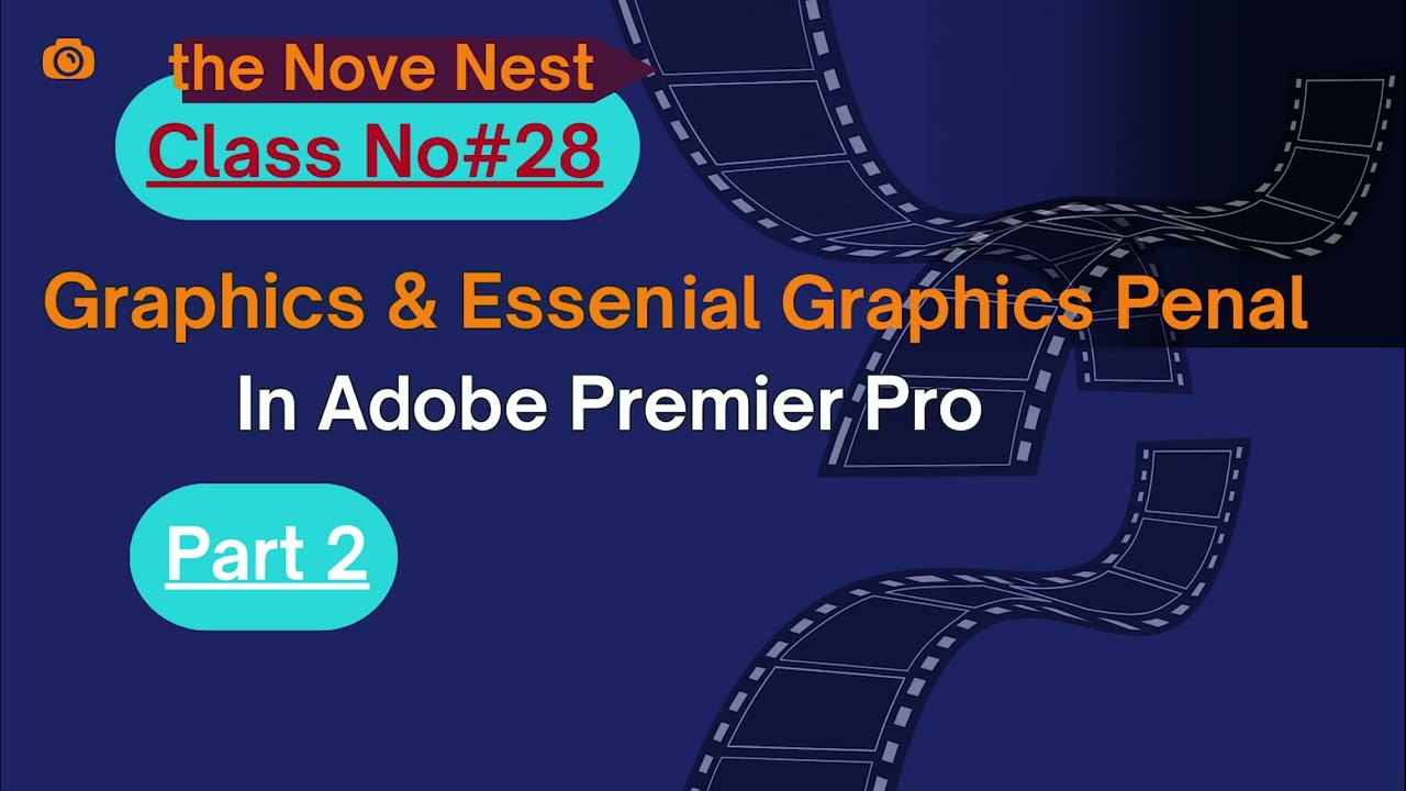 Adobe Premiere Pro Lecture 28 (Part 2) | Advanced Graphics & Essential Graphics Tutorial | Text Ani