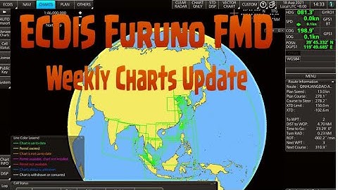 ECDIS FURUNO FMD.  Корректура карт. Weekly Charts Update.