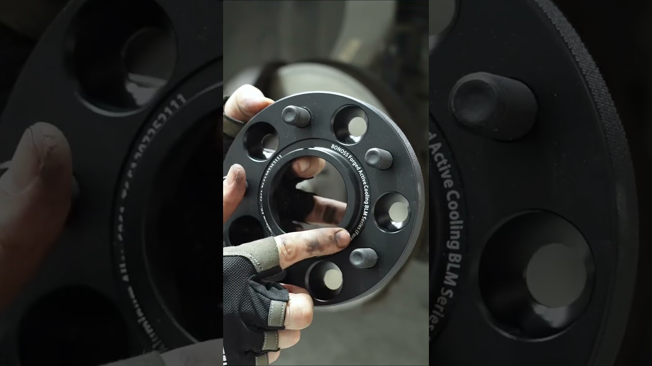 BONOSS Forged precise Honda Civic Type-R wheel spacers. 