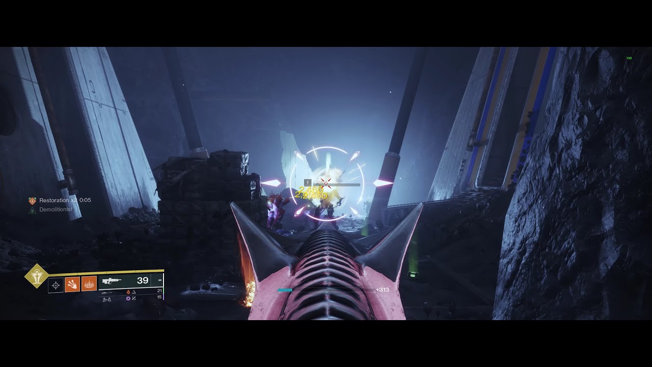 Destiny 2: Crafted Smite of Merain with Enhanced Demolitionist and Enhanced Firefly