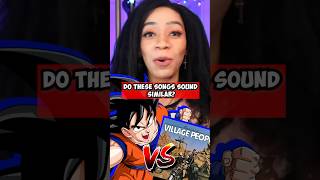 Do These Songs Sound Similar? #dragonballz VS #villagepeople - Anime Edition #anime #fyp #music