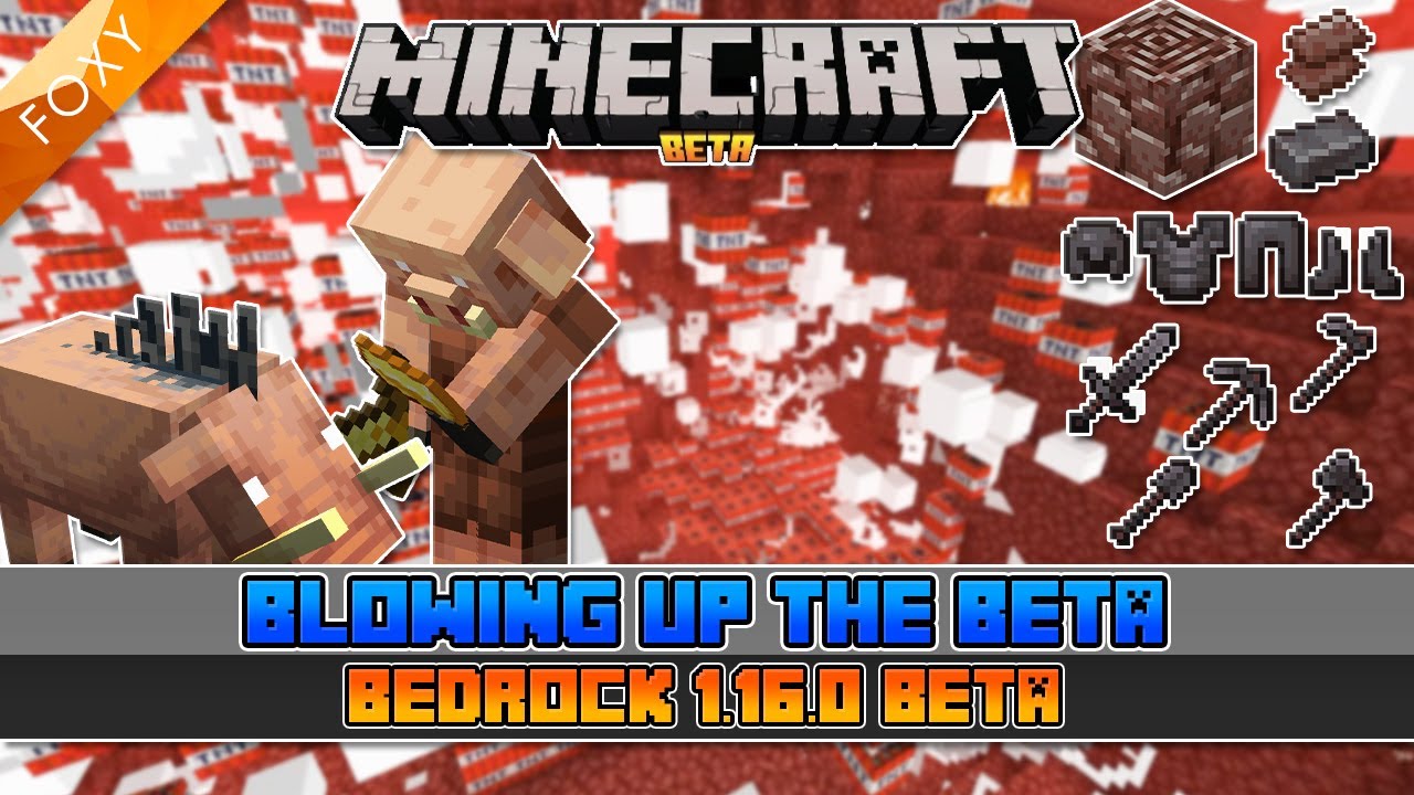 I BLEW UP The Minecraft Beta | Minecraft Bedrock 1.16.0.51 | Minecraft Bedrock Edition Beta Testing