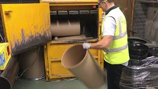 Easy separation of components of Enviroloc drum for recycling