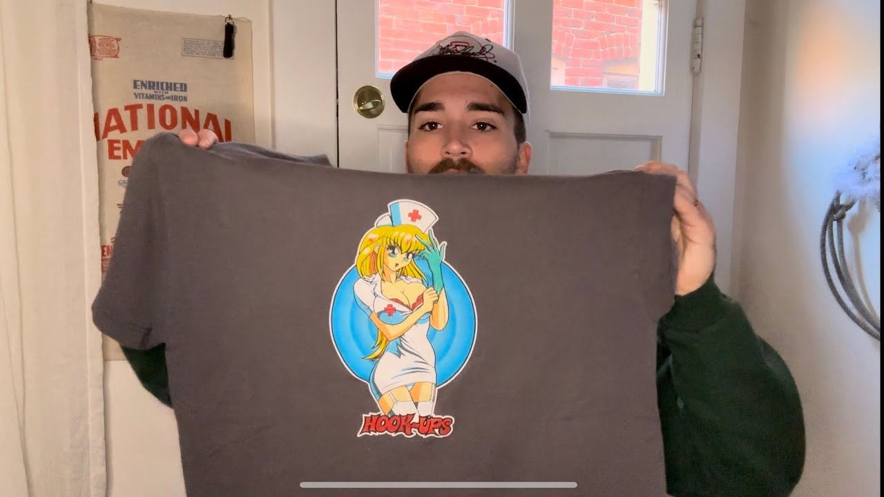 Vintage skate tee collection (hook-ups skateboard) - YouTube