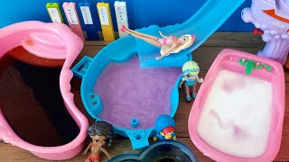 Vurduğunu Düşüremezsen Değişik Havuzlara Kayarsın Barbie Polly Pocket Kral Şakir Elsa Lol Bebek