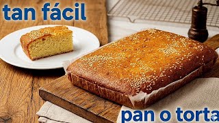 Pan de  torta  sencillo casero 😋 tradicional 