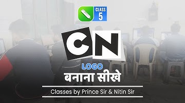 How to Create a Cartoon Network Logo in CorelDRAW Class-5 | Step-by-Step Tutorial