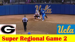 #11 Georgia vs #6 UCLA Softball Highlights, 2024 NCAA Super Regional Game 2