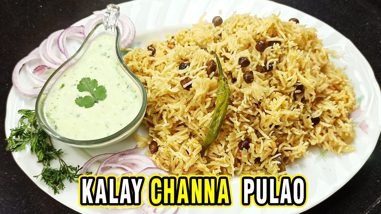 Kala Chana Pulao Recipe How to Make Kala Chana Pulao Kala Chana