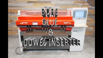Gannomat Index 130 Logic CNC Bore, Glue, & Dowel Inserter