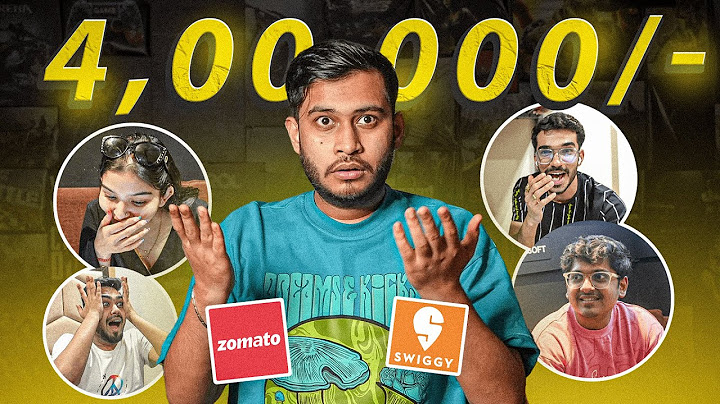 S8UL Lifetime Swiggy / Zomato Spending ! Part - 1