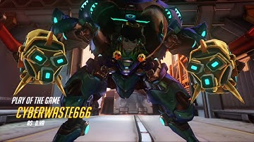 Quintuple D.Va Bomb on Watchpoint: Gibraltar