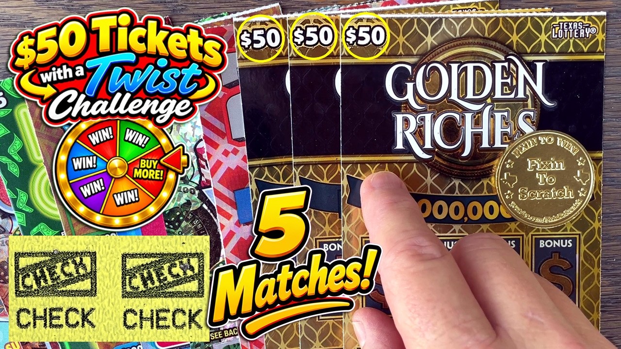 CHECK'S IN THE MAIL! 3X $50 Golden Riches