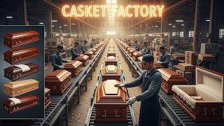 This Is How CASKET Are Made Inside Factory.