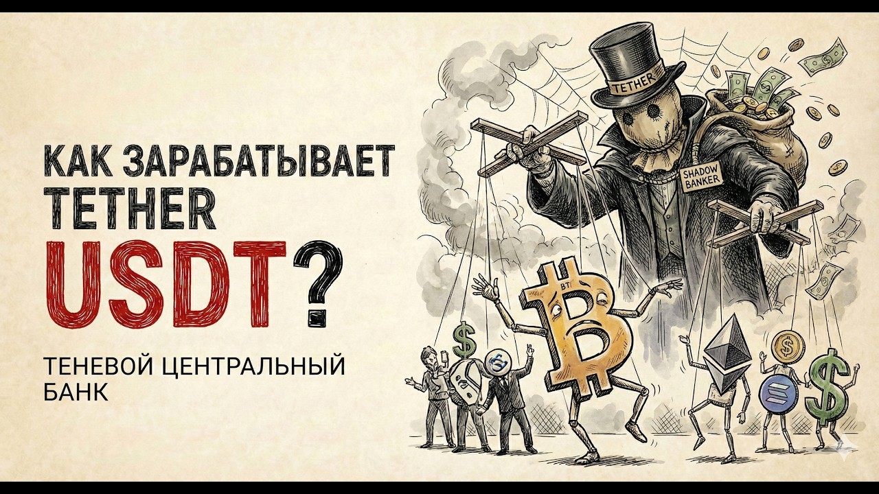 Как зарабатывает Tether USDT? Теневой центральный  банк !