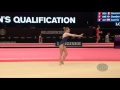 Spiridonova daria rus  2015 artistic worlds  qualifications floor exercise