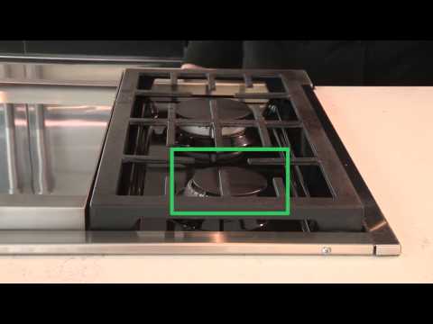 Proper burner cap position on your stove cook top