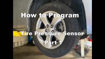 How to Program Tire Pressure Sensor 2014 Toyota Sienna
