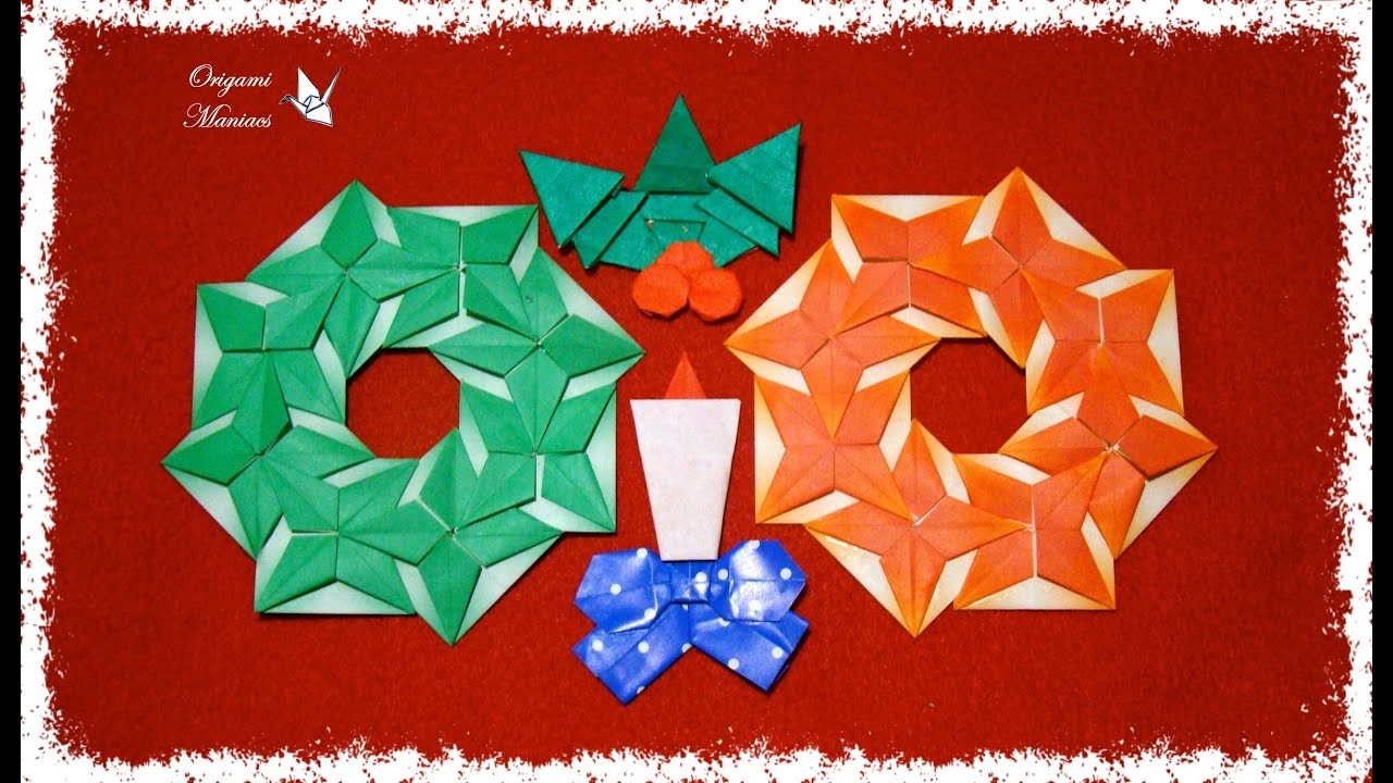 Origami Maniacs 224: Frobel's Variations Wreath 1/ Guirnalda 1