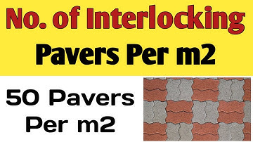How many 80mm & 60mm interlocking pavers per m2 | Interlocking pavers per m2