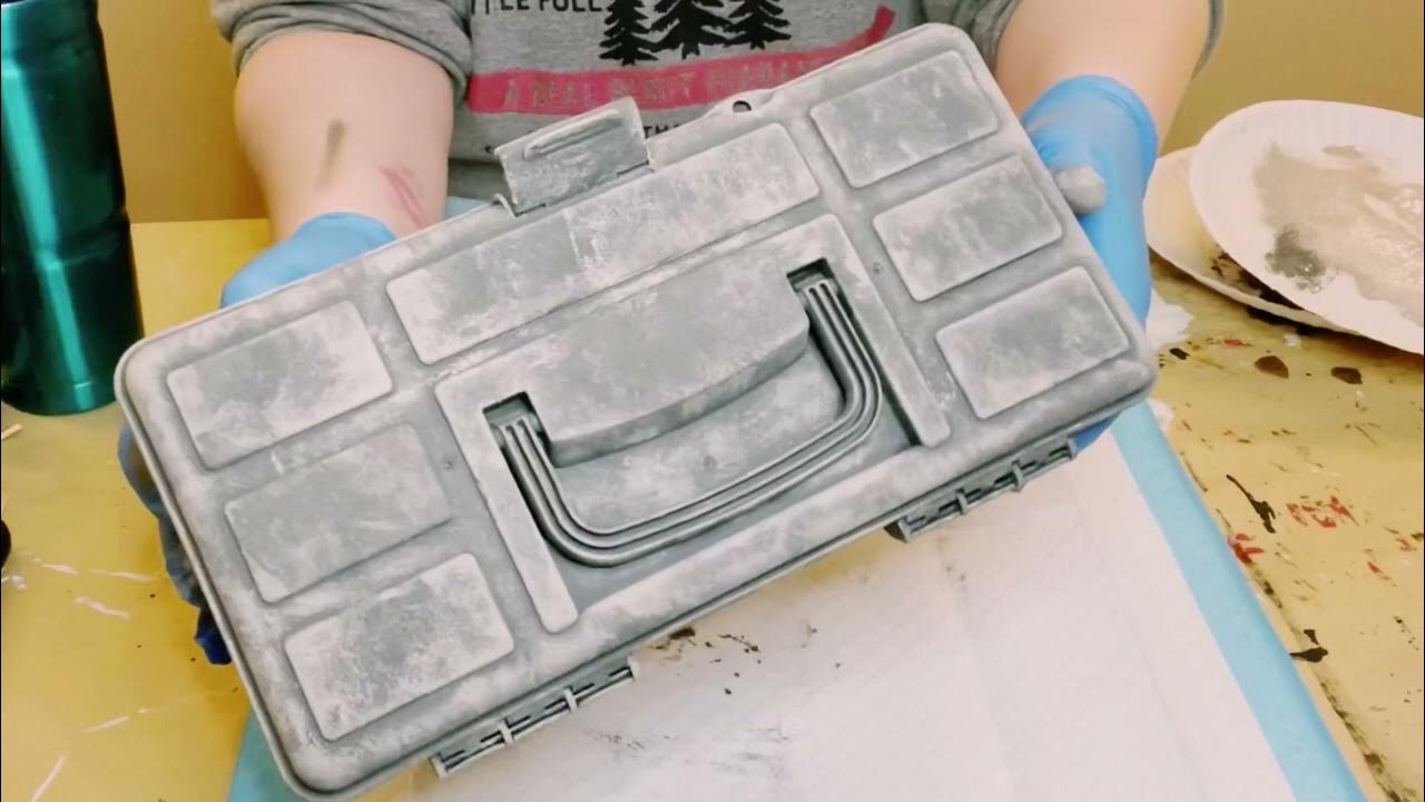 Makeover a Dollar Tree toolbox YouTube