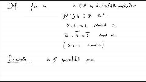 5- Modular Addition and Multiplication