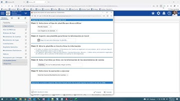 Como Importar Movimientos de Cuentas desde Excel en eFactory Software ERP en la Nube