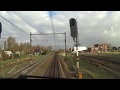 A train driver's view: Roosendaal - Haarlem, VIRM, 04-Feb-2018.