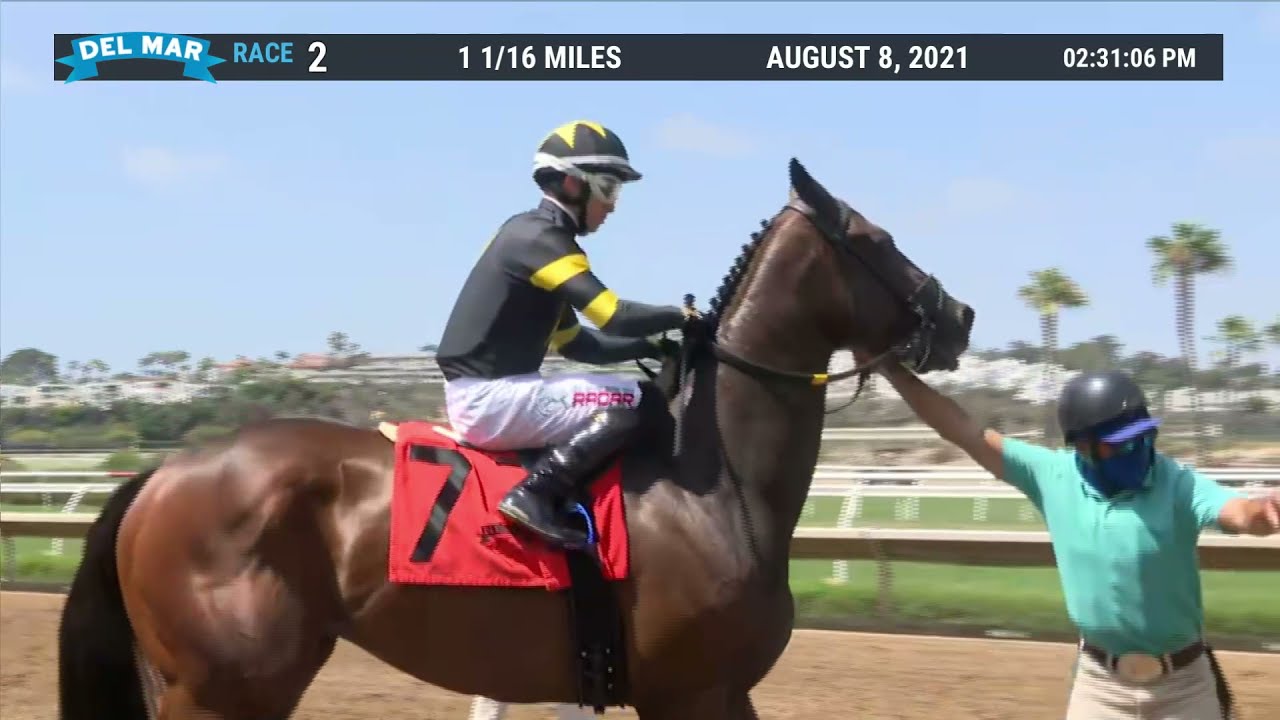 Defunded wins race 2 at Del Mar 8/8/21 - YouTube